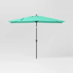 10'x6' Rectangular Market Patio Umbrella - Black Pole - Threshold™ 33 10'x6' Rectangular Market Patio Umbrella - Black Pole - Threshold™ -Threshold GUEST bfb4a6fe 6088 4941 ad33 5e2f249cba14