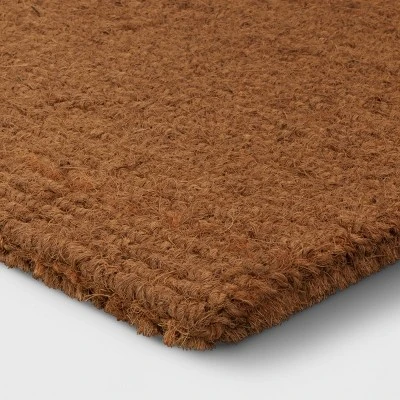 1'11x2'11" 'Welcome' Coir Doormat Black - Threshold™ Designed With Studio McGee 5 1'11x2'11" 'Welcome' Coir Doormat Black - Threshold™ Designed With Studio McGee - Image 3