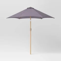 9'x9' Market Patio Umbrella - Light Wood Pole - Threshold™ -Threshold GUEST c32dc650 cfb9 4508 b3cf 3d6d2b8ee31d