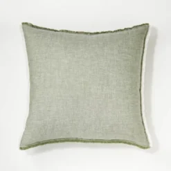 Oversized Reversible Linen Square Throw Pillow With Frayed Edges - Threshold™ Designed With Studio McGee -Threshold GUEST c59c1768 fd6d 4d82 b66e 9c30a01bb949