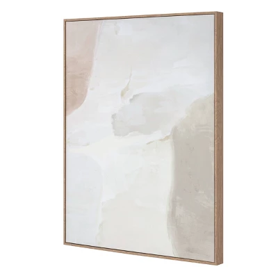 24" X 30" Neutral Abstract Lines Framed Canvas - Threshold™ Designed With Studio McGee 6 24" X 30" Neutral Abstract Lines Framed Canvas - Threshold™ Designed With Studio McGee - Image 4