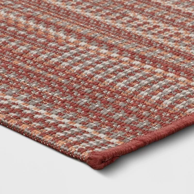 Space Dyed Pattern Outdoor Rug - Threshold™ 4 Space Dyed Pattern Outdoor Rug - Threshold™ - Image 2