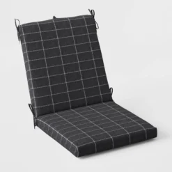 Woven Grid Outdoor Chair Cushion - Threshold™ -Threshold GUEST cb45cc1a a737 4240 b3b3 a57b6cd91436