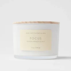 Wood Lidded Glass Wellness Focus Candle - Threshold™ 8 Wood Lidded Glass Wellness Focus Candle - Threshold™ -Threshold GUEST ccaaeff8 d438 4560 918b 7bc307fe7418