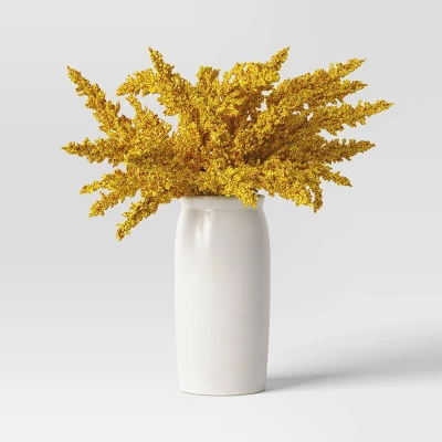 Goldenrod Artificial Plant Arrangement In Ceramic Pot - Threshold™ 6 Goldenrod Artificial Plant Arrangement In Ceramic Pot - Threshold™ - Image 4
