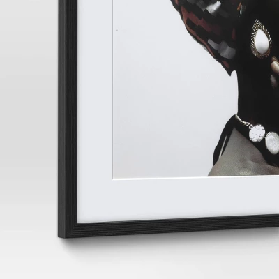 24" X 30" 2pc Cultural Framed Wall Posters - Threshold™: Modern Art Lithograph, Black Frame 7 24" X 30" 2pc Cultural Framed Wall Posters - Threshold™: Modern Art Lithograph, Black Frame - Image 5