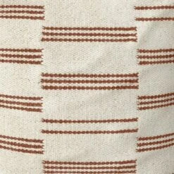 Palmette Wool Kilim Style Pouf With Removable Fill Cream With Rust Stripe - Threshold™ 7 Palmette Wool Kilim Style Pouf With Removable Fill Cream With Rust Stripe - Threshold™ -Threshold GUEST d19b3605 25f9 43d2 810e b79ce5dc5580