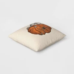Pumpkin With Spider Cotton Square Halloween Throw Pillow Ivory - Threshold™ 8 Pumpkin With Spider Cotton Square Halloween Throw Pillow Ivory - Threshold™ -Threshold GUEST d21b2705 06b9 4a1a b653 18e797617bdd