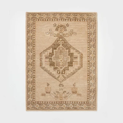 Hand Tufted Persian Style Rug Cream - Threshold™ Designed With Studio McGee 6 Hand Tufted Persian Style Rug Cream - Threshold™ Designed With Studio McGee - Image 4