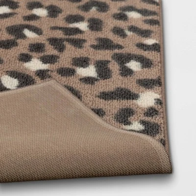 Leopard Area Rug Brown - Threshold™ 5 Leopard Area Rug Brown - Threshold™ - Image 3