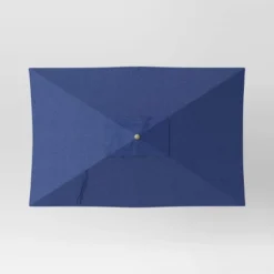 10'x6' Rectangular Market Patio Umbrella - Light Wood Pole - Threshold™ -Threshold GUEST da953ab7 3018 4b76 8764 bfa251530b2a