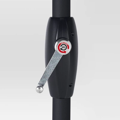 10' Round Outdoor Patio Market Umbrella - Threshold™ 6 10' Round Outdoor Patio Market Umbrella - Threshold™ - Image 4