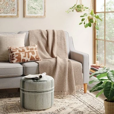 Boucle Reversible Throw Blanket - Threshold™ 3 Boucle Reversible Throw Blanket - Threshold™