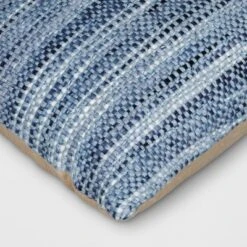 Oversized Lumbar Woven Pillow Blue - Threshold™ 9 Oversized Lumbar Woven Pillow Blue - Threshold™ -Threshold GUEST e21dd3af f231 4058 be50 7cc6352dc91a