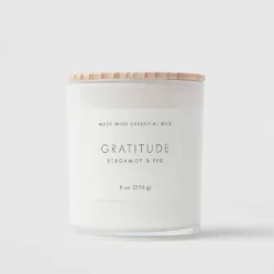 Wood Lidded Glass Wellness Grateful Candle - Threshold™ 9 Wood Lidded Glass Wellness Grateful Candle - Threshold™ -Threshold GUEST e2abc33a 046c 4c28 b14d 927a818b1602
