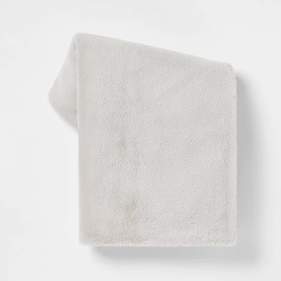 Faux Rabbit Fur Throw Blanket - Threshold™ 8 Faux Rabbit Fur Throw Blanket - Threshold™ - Image 6