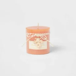 Ribbed Pillar Pumpkin Spice Candle - Threshold™ 10 Ribbed Pillar Pumpkin Spice Candle - Threshold™ -Threshold GUEST e467f067 2ab8 486b 8756 c7488700fa1b