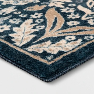 4'x6' Persian Area Rug Blue - Threshold™ 4 4'x6' Persian Area Rug Blue - Threshold™ - Image 2