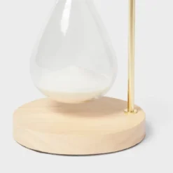 Decorative Hourglass With Rubber Wood Stand Natural Wood - Threshold™: Indoor Sand Timer Decorative Object 5 Decorative Hourglass With Rubber Wood Stand Natural Wood - Threshold™: Indoor Sand Timer Decorative Object -Threshold GUEST e691b5e3 4729 4b85 99f6 b76b29ca2d96