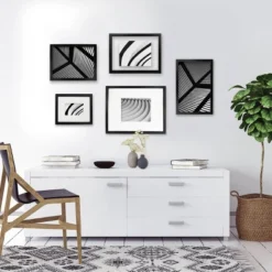8" X 10" Matted To 4" X 6" Thin Gallery Image Frame Beveled Mat Black - Threshold™: Modern Wall Decor, MDF Material 10 8" X 10" Matted To 4" X 6" Thin Gallery Image Frame Beveled Mat Black - Threshold™: Modern Wall Decor, MDF Material -Threshold GUEST e8fe85ac 19af 4b4d b5ae 99971edf30ca