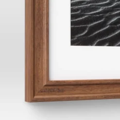 Wood Matted Wall Frame Midtone Woodgrain - Threshold™ 12 Wood Matted Wall Frame Midtone Woodgrain - Threshold™ -Threshold GUEST ea4dc0e7 34f6 44b1 a2f8 b444f2ee2d11