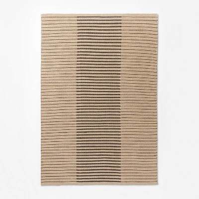 Reseda Hand Woven Striped Jute Cotton Area Rug Black - Threshold™ Designed With Studio McGee 7 Reseda Hand Woven Striped Jute Cotton Area Rug Black - Threshold™ Designed With Studio McGee - Image 5