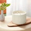 Textured Straight Side Ceramic Warm Cider & Cinnamon Candle White - Threshold™ 1 Textured Straight Side Ceramic Warm Cider & Cinnamon Candle White - Threshold™ -Threshold GUEST ead6b78f 6401 4b57 b81d beda83e91c4e