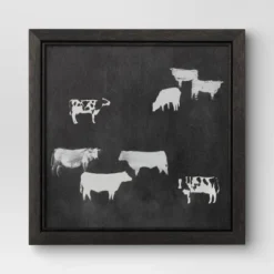 (Set Of 2) 12" X 12" Cow Collection II Framed Wall Canvases - Threshold™ 9 (Set Of 2) 12" X 12" Cow Collection II Framed Wall Canvases - Threshold™ -Threshold GUEST eba1d89c 78cc 4c5b 8c67 3a03cc2b6c22
