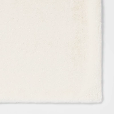 Faux Rabbit Fur Throw Blanket - Threshold™ 6 Faux Rabbit Fur Throw Blanket - Threshold™ - Image 4