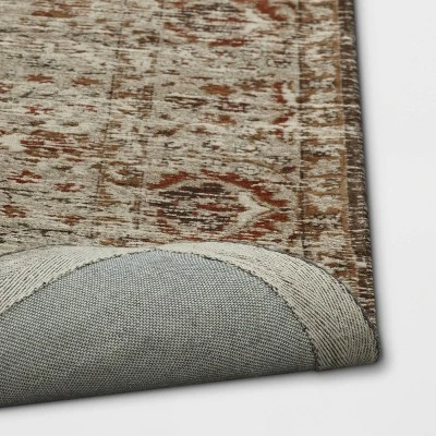Oakton Jacquard Chenille Area Rug Rust - Threshold™ 5 Oakton Jacquard Chenille Area Rug Rust - Threshold™ - Image 3