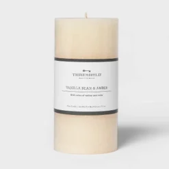 Pillar Vanilla Bean And Amber Candle - Threshold™ 9 Pillar Vanilla Bean And Amber Candle - Threshold™ -Threshold GUEST f0fb149d a7fe 4d80 a1f4 26fca408bd81