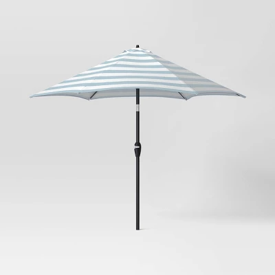 9'x9' Market Patio Umbrella - Black Pole - Threshold™ 13 9'x9' Market Patio Umbrella - Black Pole - Threshold™ - Image 11