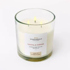 Clear Glass Santal & Ginger Candle White - Threshold™ Designed With Studio McGee -Threshold GUEST f2fd3c23 439d 4bfc 875d 39327efaf048