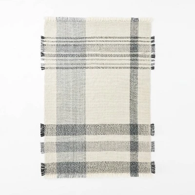Laurelhurst Indoor/Outdoor Plaid Rug Black/White - Threshold™ Designed With Studio McGee 10 Laurelhurst Indoor/Outdoor Plaid Rug Black/White - Threshold™ Designed With Studio McGee - Image 8
