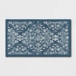 Vintage Print Comfort Rug Blue - Threshold™ 10 Vintage Print Comfort Rug Blue - Threshold™ -Threshold GUEST f437994b 06fa 4df6 84f2 e90cb16dba7b