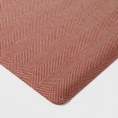 20" X 36" Herringbone Rust Comfort Mat - Threshold™ 4 20" X 36" Herringbone Rust Comfort Mat - Threshold™ - Image 2