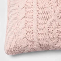 Oversized Cable Knit Chenille Throw Pillow - Threshold -Threshold GUEST f650dea2 c53f 449c b7ed 008cfbc8a524