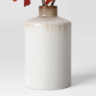 Oak Leaf Arrangement In Ceramic Pot - Threshold™ 5 Oak Leaf Arrangement In Ceramic Pot - Threshold™ - Image 3