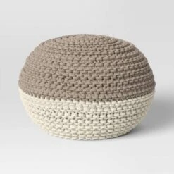 Cloverly Chunky Knit Pouf - Threshold 25 Cloverly Chunky Knit Pouf - Threshold -Threshold GUEST fb49b17f db39 4956 a41c 9ae43383d562