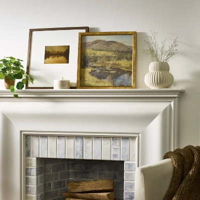 20"x20" Warm Landscape Framed Wall Art - Threshold™ Designed With Studio McGee 3 20"x20" Warm Landscape Framed Wall Art - Threshold™ Designed With Studio McGee