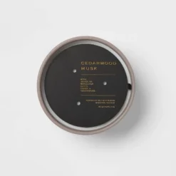 15oz Ceramic Jar 3-Wick Black Label Cedarwood Musk Candle - Threshold™ 7 15oz Ceramic Jar 3-Wick Black Label Cedarwood Musk Candle - Threshold™ -Threshold GUEST fc8996de 3023 4a2d 9f4c 9e684ced1ffe