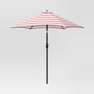 9'x9' Market Patio Umbrella - Black Pole - Threshold™ 11 9'x9' Market Patio Umbrella - Black Pole - Threshold™ - Image 9