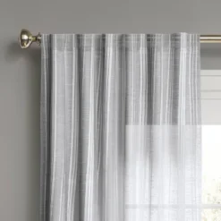 1pc Light Filtering Simple Stripe Window Curtain Panel - Threshold™